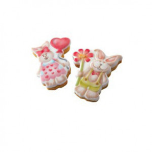 *Iepurasi - Cutters with Extractor and Decorating Sandblones, Set 4 pcs - Img 2