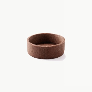 Kakaós kerek tortalapok, Ø 5 x H 1,7 cm, Masdeu, 200 db