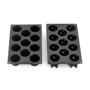 Kit Forma Pavoflex 30x17.5cm Inghetata 11 + 11 cavitati, Ø 5.5 x H 5.2/3.6 cm , 120 ml - Img 3