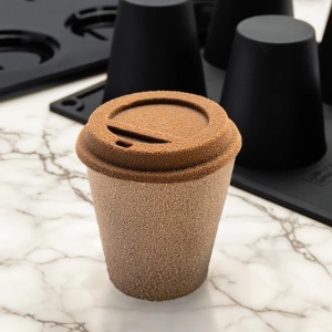 Kit Forma Silicon Coffe Cup 3D, 2 x 8 cavitati, Ø 6-5.5 x H 1-6 cm, 20+97 ml