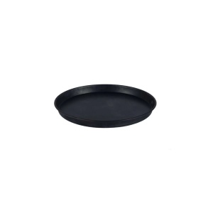 Kúpos pizzatálca, Ø 28 x H 2,5 cm, Fekete tábla