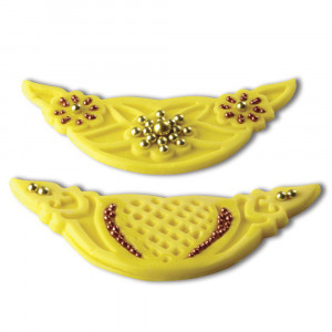 Lace 10 x 5 cm - Cutter with 2 Plastic Markers, Set of 3 pcs - Img 2