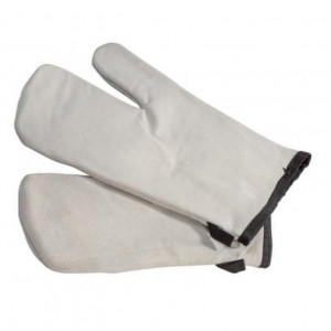 Manusi Piele pentru Cuptor, cu 1 Deget, Temp. Max. 250°C, L 34 x 15 cm - Img 2
