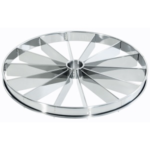 Marcator Inox pentru Portionare Tort, 14 Portii, Ø 32 x H 4 cm