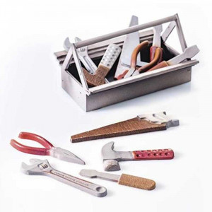 Matrite Plastic Decoruri/Produse Ciocolata, Trusa Scule, 5 Subiecte, Set 4 Buc - Img 1