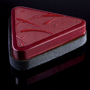 Microperforated Frame Triangular Tarts, 17.5x16xH3.5cm - Img 2