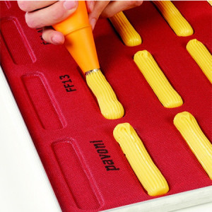 Microperforated Silicon Mould 60x40cm, Ecler 12.5x2.5xh0.5cm - Img 5