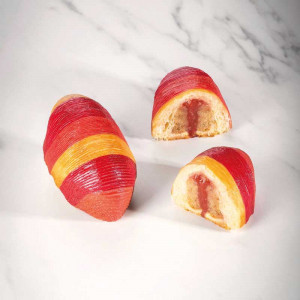 Mikroperforált Tarte Viennoiserie Johan Martin Elipsa 12,5 x 7,4 x H 4,5 cm 12,5 x 7,4 x H 4,5 cm - Img 3