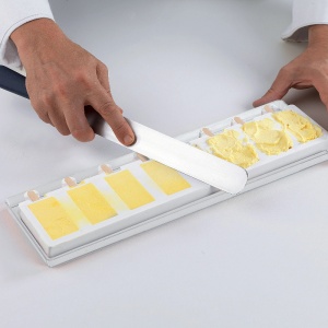 Mini Chic GEL05M szilikon jégkrémdoboz, 4 üreg x 7 x 3,2 x H 2,2 cm, 38 ml, 50 pálcikával - Img 6