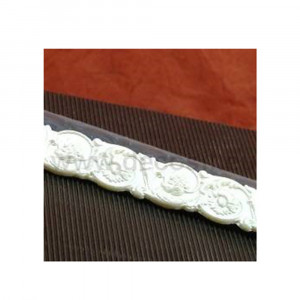Moulding Silicone moulding Baroque border, 31.2x2.5cm - Img 3