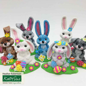 Mulaj Silicon Bunnies Paste 5.5 x 1.5 x H 6.5 cm - Img 4