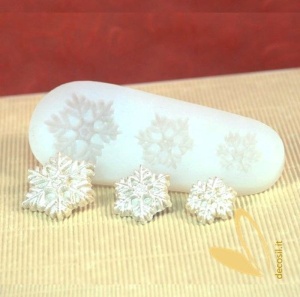 Mulaj Silicon Fulgi de Zapada, Ø 2.5 - 4 cm, 3 Subiecte - Img 1