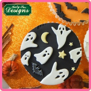 Mulaj Silicon Halloween - Fantome, Lilieci, 10.7 x 10.5 cm - Img 5