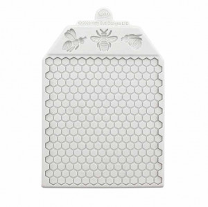 Mulaj Silicon Textura Fagure si 3 Albine, 13.5 x 12.3 cm - Img 1