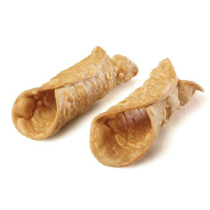 Nagy szicíliai szicíliai Cannoli héj, 2,5 x 13,5 cm, német, 2,7 kg, 100 darab
