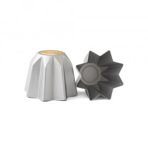 Pandoro baking tin 750 gr, Ø 21.5 x H 16 cm, Anodised Aluminium - Img 1