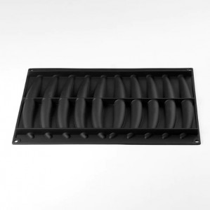 Pavoflex Форма за ванилия 22,5 × 3,2 × H 3,5 cm, 10 кухини, 80 ml - Img 2