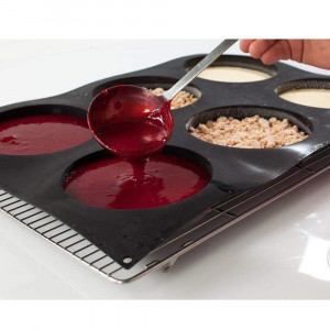 Pavoflex форма 60x40cm Ø18xH3cm дискове, 6 кухини, 150 ml - Img 4