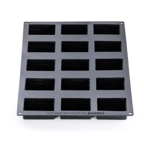 Pavoflex forma, 30x40 cm, Bachour North Pole, 15 üreg, 8,1 x 5,3 x H 3,2 cm, 120 ml - Img 4