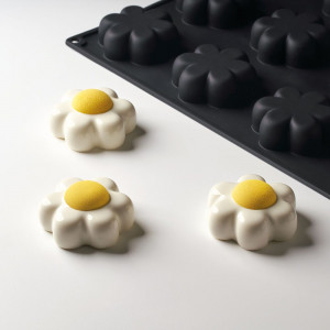 Pavoflex mould 30x40cm Daisy Daisy Single Portions 12 cav. + mould with insert 30x17.5cm 24 cav. 85 ml - Img 1