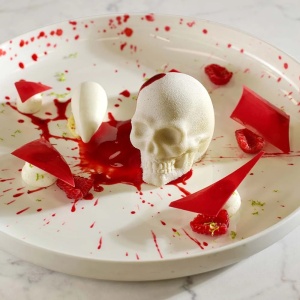 Pavoflex mould 30x40cm Skull 16 cavities, 5 x 7 x H 6 cm, 120 ml - Img 4