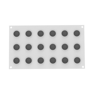Perfectto Силиконова форма Ø 3,5 x H 2 cm, 18 кухини x 14 ml - Img 2