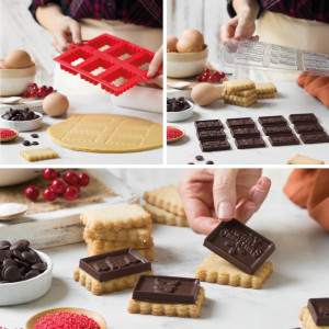 Plastic Christmas Cutters - Biscuit Decor, 6 x 4.3 x H 2.2 cm, 2 pieces - Img 2