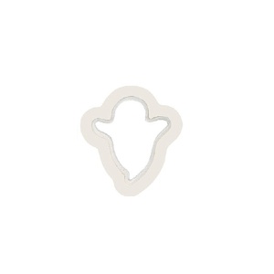 Plastic Halloween - Ghost, 3.5 x 4 x H 2.2 cm - Img 1