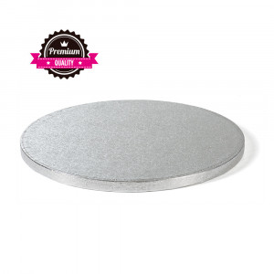 Platou Tort Rotund Argintiu, Ø 60 x H 1.2 cm