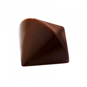 Polikarbonát forma 28 Praliné boltozat 9 gr, 2,65 x 2,65 x H 2 cm, 27,5x17,5 cm, 9 gr