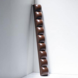 Polikarbonát forma 4 csokoládé Pernite szelet, 27.5x17.5 cm