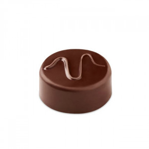 Polikarbonát forma Artisanal Range 21 kerek csokoládé praliné, Ø 2,8 x H 1,4 cm, 10 gr, 10 g