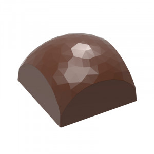 Polikarbonát forma Négyzet Diamant 24 Praliné csokoládé 2,55 x 2,55 x H 1,5 cm, 9,5 gr, 9,5 gr