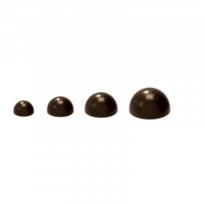 Polycarbonate mould 15 Semi-spherical Ø 3.5 cm, 17.5x27.5 cm - Img 3