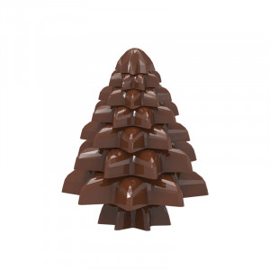 Polycarbonate mould Stars / Brad Christmas Stars Chocolate 7 Sizes, 151 gr - Img 2