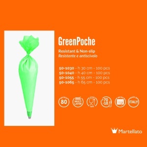 Posuri Unica Folosinta Verde H 30 cm, Resistant & Non-slip, Rola 100 Buc - Img 2