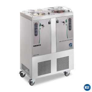 Professional Ice Cream and Sorbet Machine with Automatic Storage, GELATO 5+5K Twin - i-Green - Img 2
