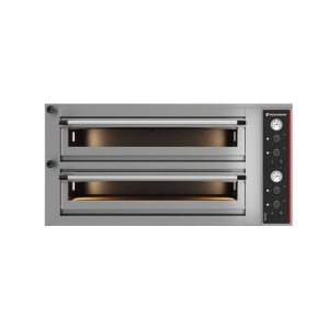 Professzionális pizzasütő, 18 x Ø 30-34 cm, hőmérséklet 450⁰C, felülről lefelé nyíló, modell PY M18, Pizza Group