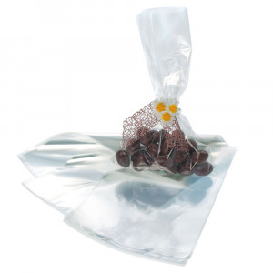 Pungi XS, Celofan Transparent, 8 x H 10 cm, Set 100 Buc - Img 2