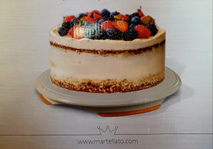 Rotating Decor Cake Stand, Material Plastic, Ø 30.5 x H 3.2 cm - Img 2
