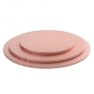 Round Vintage Pink Cake Plate, Ø 25 x H 1.2 cm - Img 4