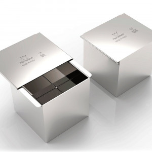 Rozsdamentes acél sütőforma New York Roll Cub, 7 x 7 x H 7 cm, térfogat 342 ml - Img 2