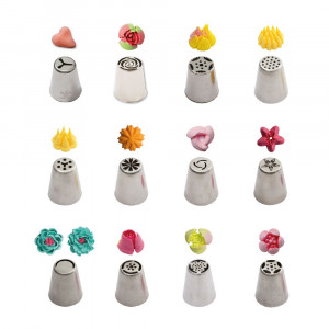 Russian Nails Kit 3D Flowers - Model 1, 12 Pieces - Img 2