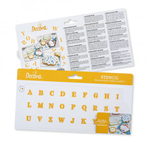 Sablon Plastic Decor Alphabet, 25 x 10 cm - Img 4