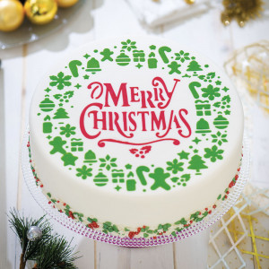 Sablon Plastic Decor Top, Christmas model, Ø 25 cm - Img 3