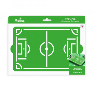 Sablon Plastic Decor Top, Football Field Model, 30 x 20 cm - Img 3
