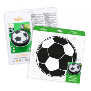 Sablon Plastic Decor Top, Model Minge Fotbal, Ø 25 cm - Img 4