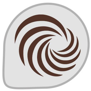 *Sablon Plastic Rotund Decor Fantezie Ø 26 cm