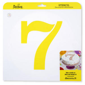 Sablon Plastic Round Decor Round Sablon Plastic Decor Figure 7, Ø 25 cm - Img 2
