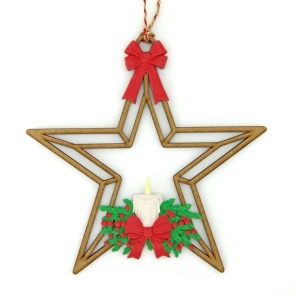 Silicon Christmas mould - Candle with rope, Ø 6.5 cm - Img 4
